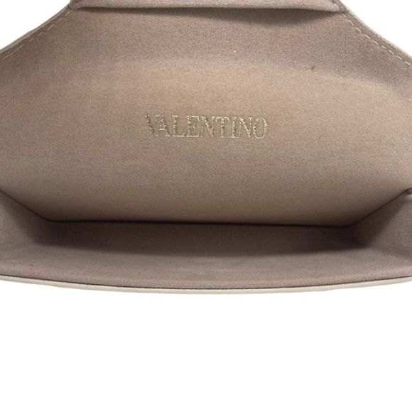 Valentino Leather Lined Embossed Eyeglasses or Sunglasses Case Fold-over… - Picture 8 of 9